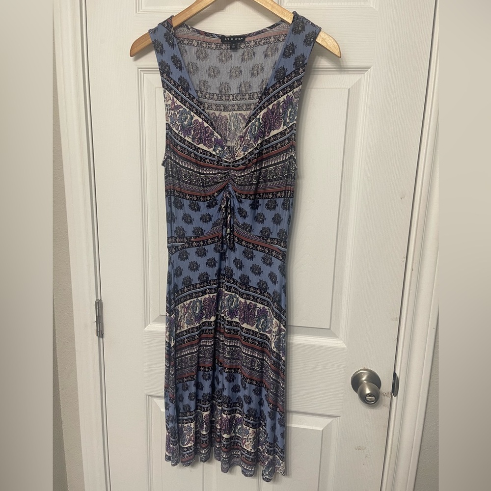 NWOT As U Wish sleeveless dress size medium